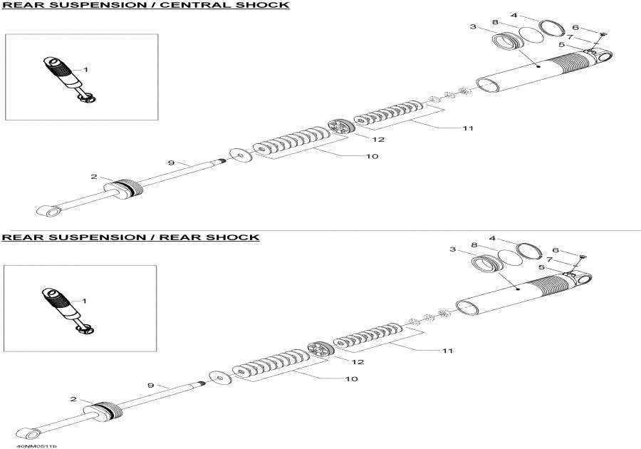  Lynx  - Take Apart Shock Rear / Take Apart Shock Rear