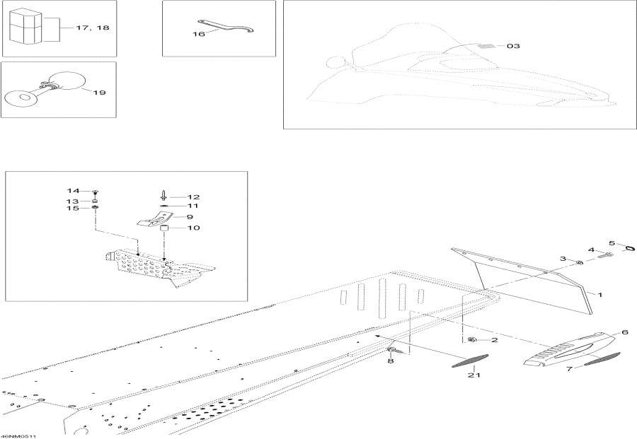 Snow mobile lynx  - Utilities