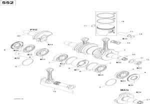 01-    552 (01- Crankshaft And Pistons 552)