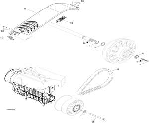 05-  System, 550, 550rc (05- Pulley System, 550, 550rc)