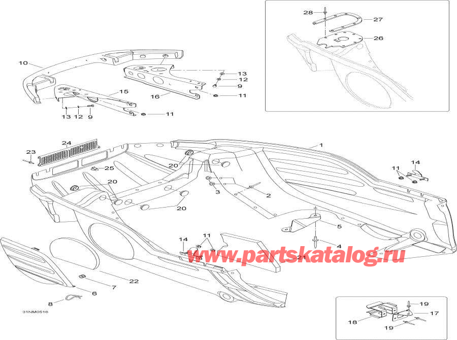 Snowmobiles   - Bottom Pan