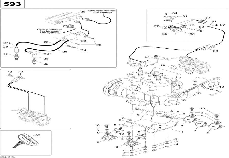    -    Sport, 593 - Engine And Engine Support, 593