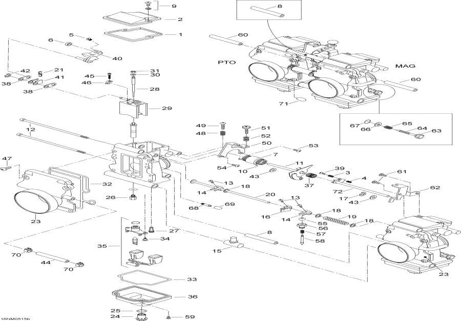 Snow mobile   - Carburetor 593