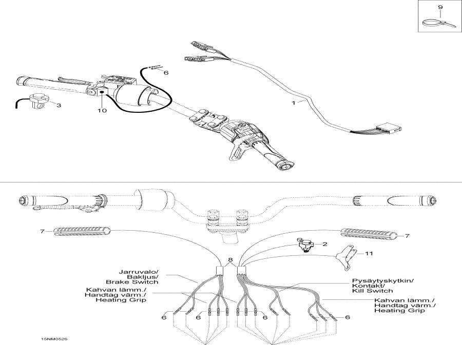  Lynx  - Steering Harness -    