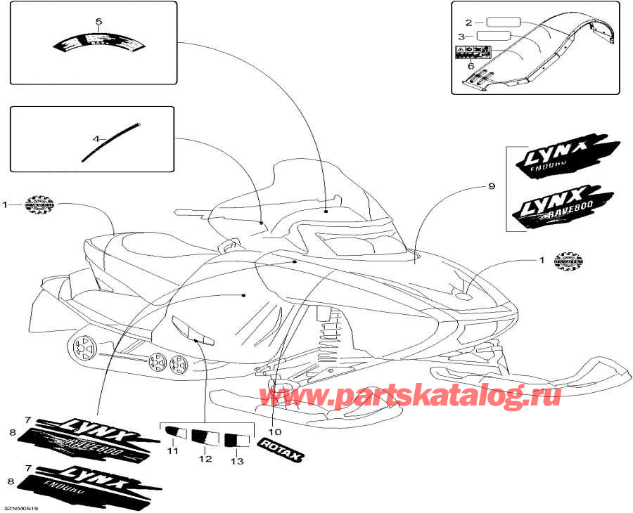 Snowmobiles lynx  - 