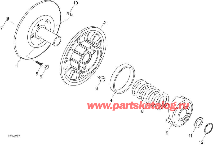    - Driven Pulley -  