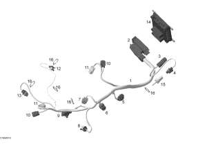 10-     Electronic Module (10- Engine Harness And Electronic Module)