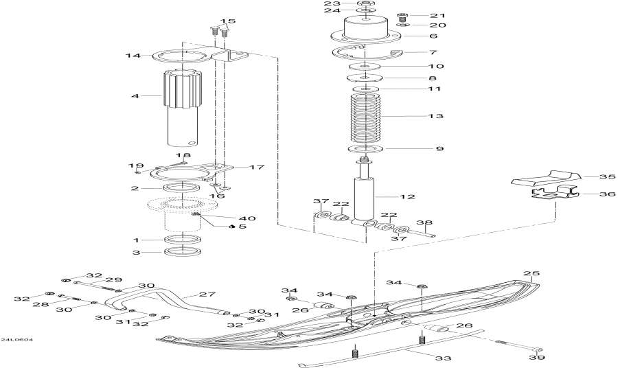 Snowmobiles   - Front Suspension And Ski