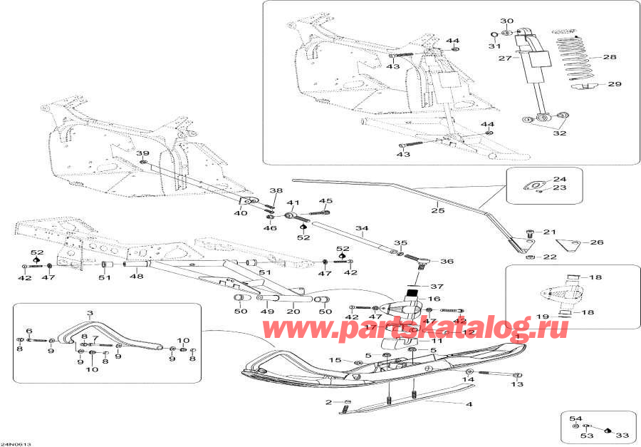 Snowmobiles Lynx  -     / Front Suspension And Ski