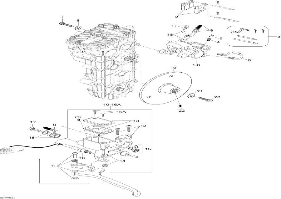 Snow mobile   - Hydraulic  / Hydraulic Brake