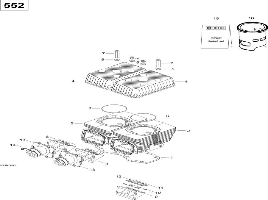  lynx  -      - Cylinder And Cylinder Head