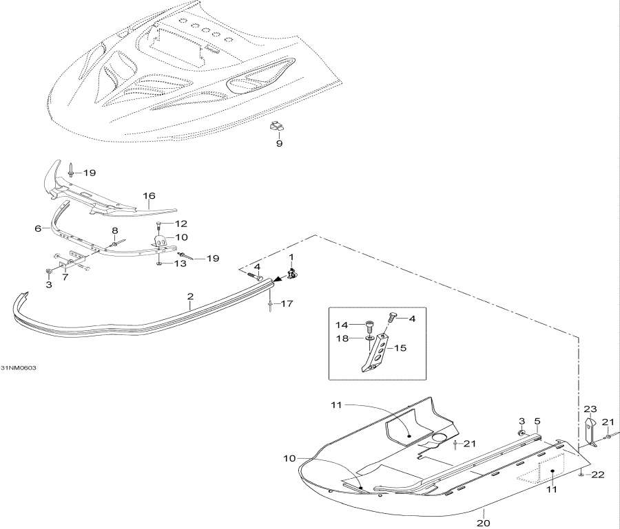 Snowmobiles   - Bottom Pan