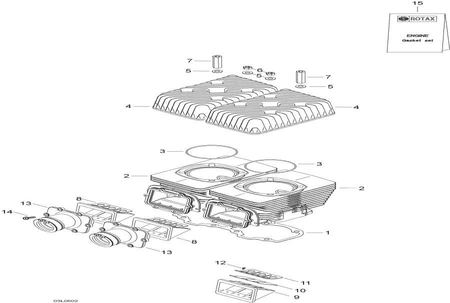  Lynx  - Cylinder And Cylinder Head -     