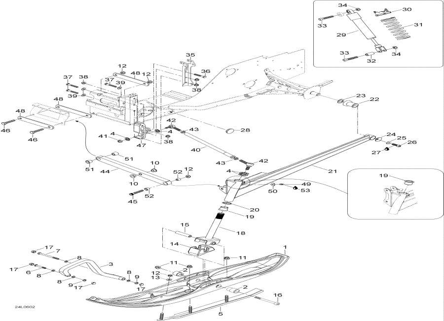 Snowmobile Lynx  -     / Front Suspension And Ski