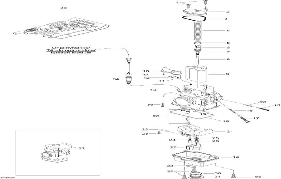 Snow mobile   - Carburetor / 