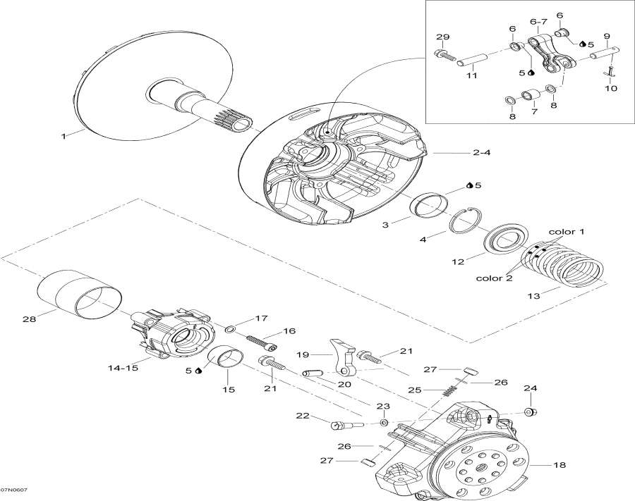 Snowmobile   -   / Drive Pulley