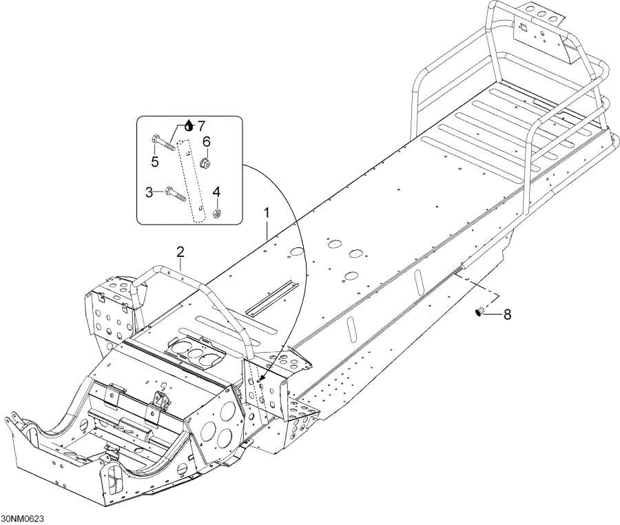 Snowmobile Lynx  -  - Frame