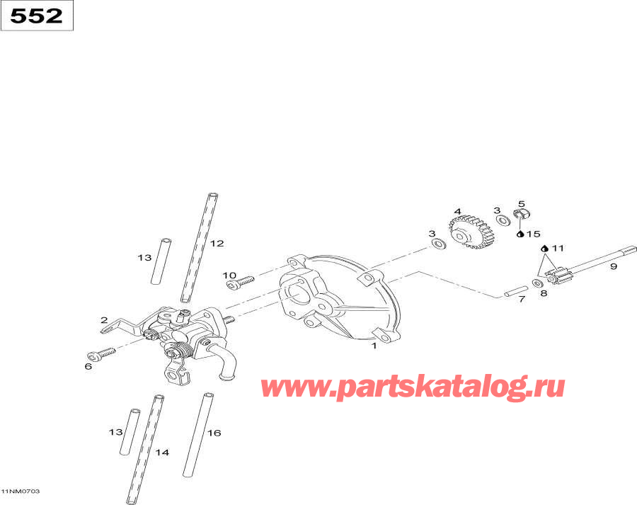 Snow mobile lynx  -   / Oil Pump