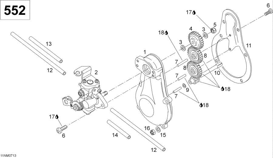 Snow mobile   -   - Oil Pump