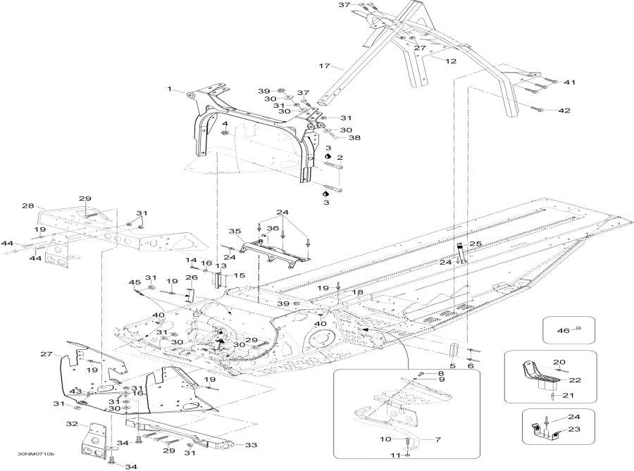 Snow mobile Lynx  -   Components