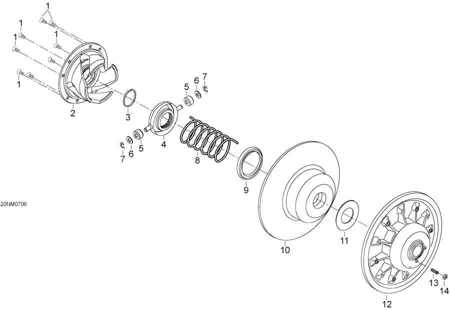  Lynx  - Driven Pulley /  