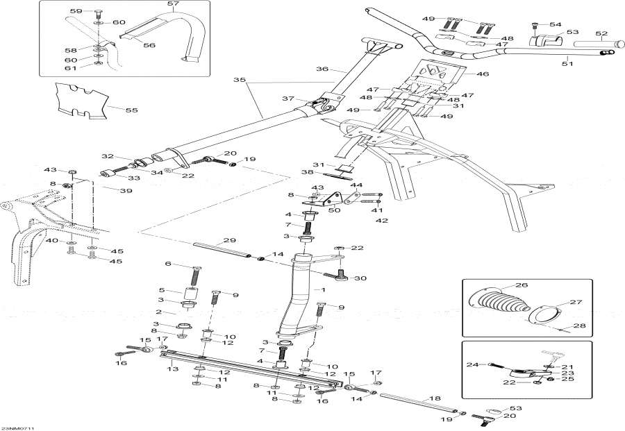 Snowmobile   - Steering System /   System