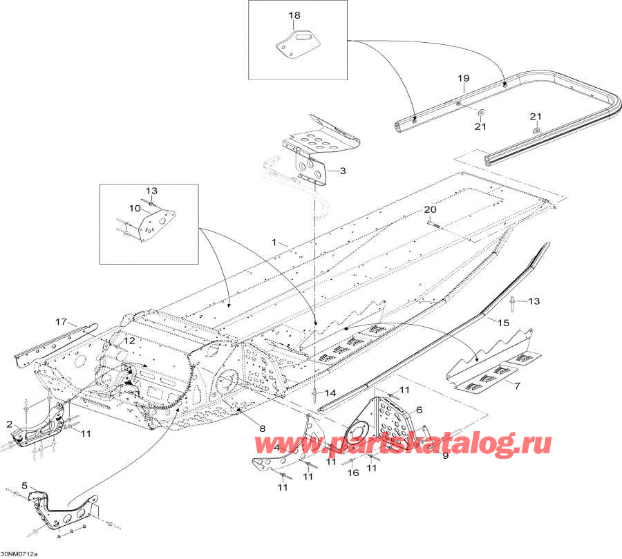 Snowmobiles lynx  - Frame - 