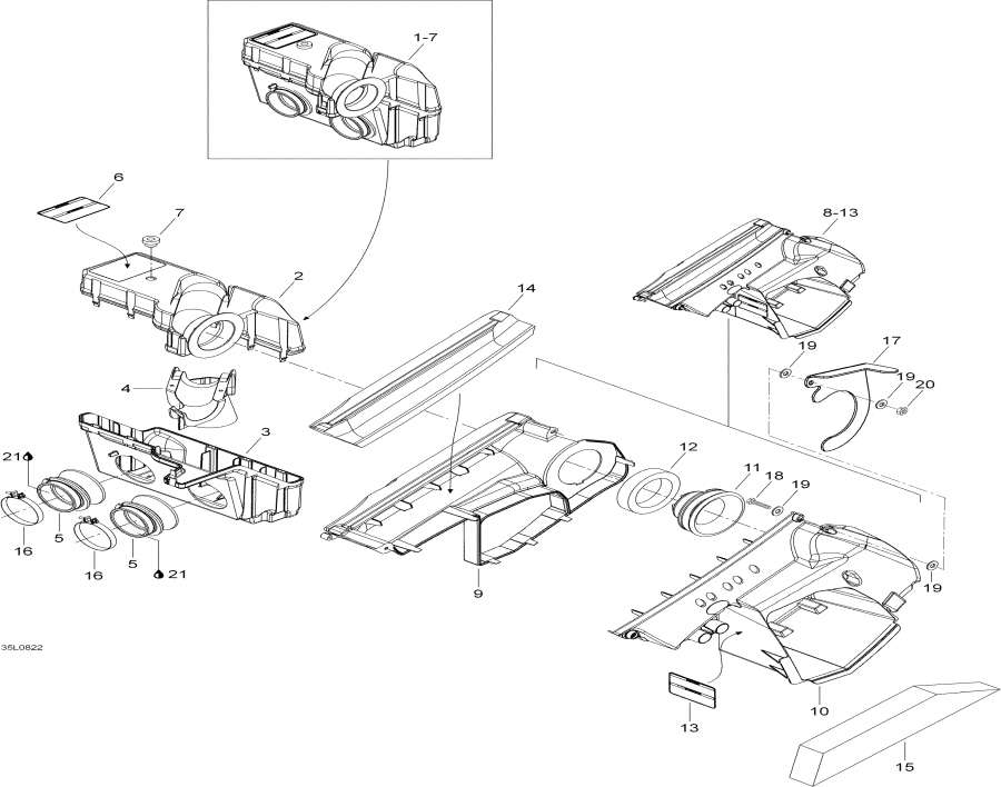 Snowmobiles Lynx  - Air Silencer / Air 