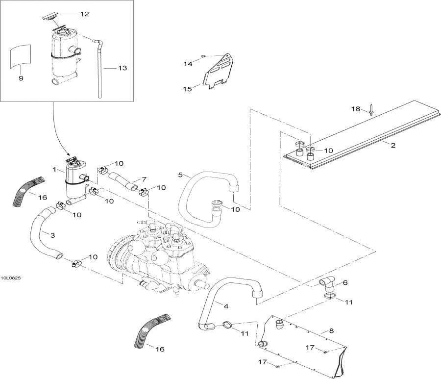 Snowmobiles Lynx  - Cooling System -  System