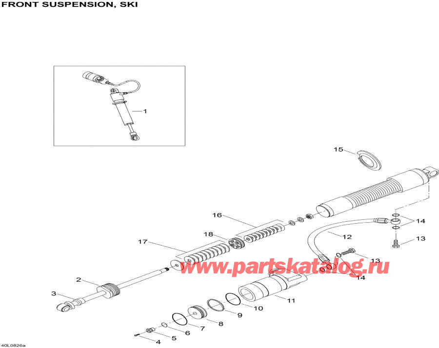  Lynx  - Take Apart Shock, Ski