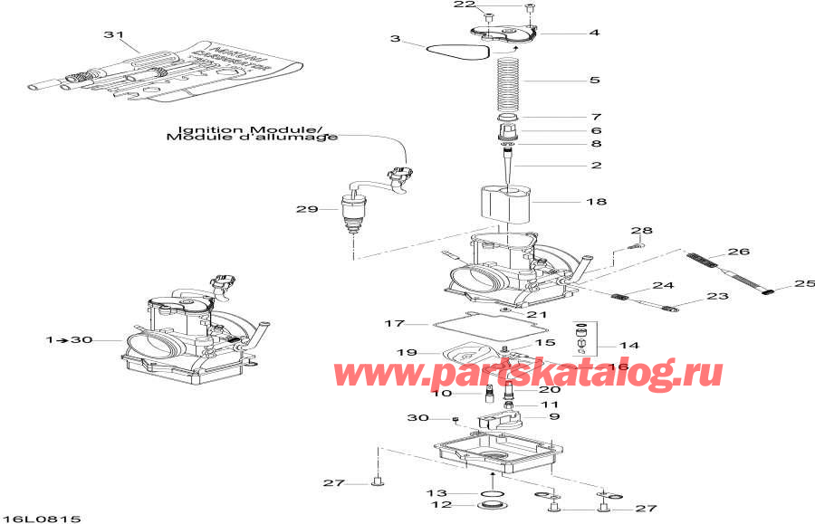 Snow mobile   - Carburetor / 