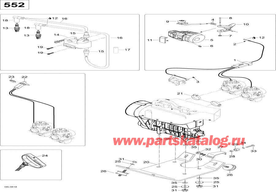  Lynx  -    Sport 552 / Engine And Engine Support 552