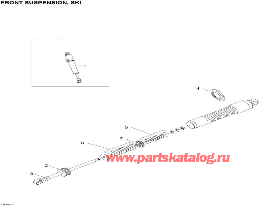  Lynx  - Take Apart Shock, Ski