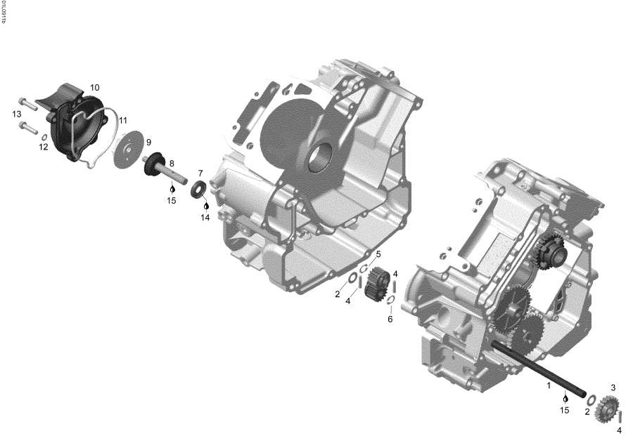 Snowmobiles lynx  - Waterpump