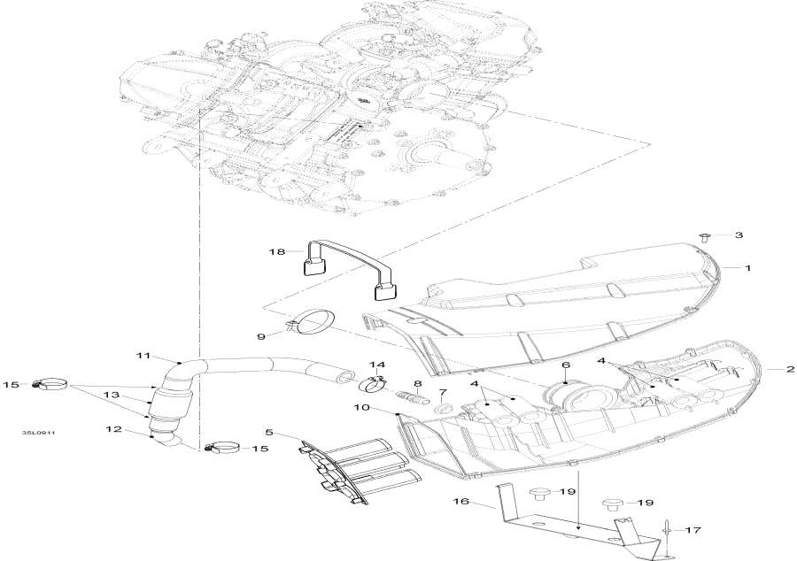 Snowmobile Lynx  - Air   System / Air Intake System