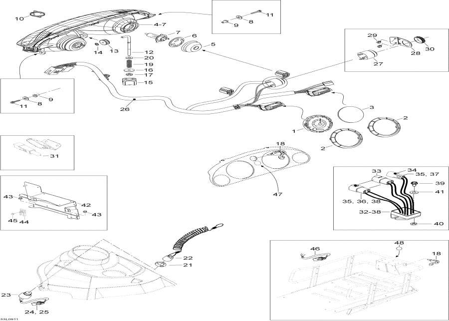 Snow mobile lynx  - Electrical Acessories, Acessories