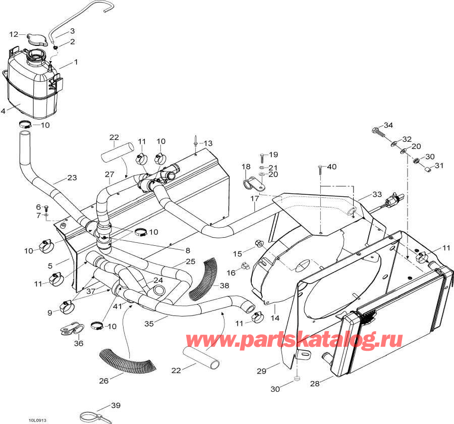 Snowmobiles lynx  -  System