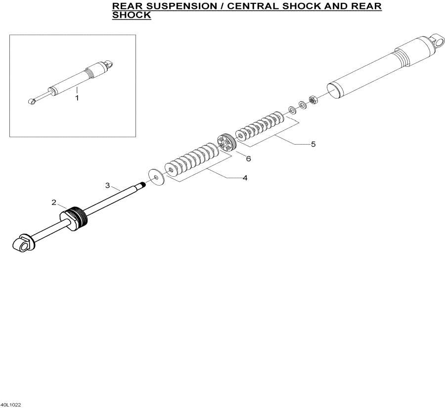 �������� �����  - Take Apart Shock Rear,Take Apart Shock Rear