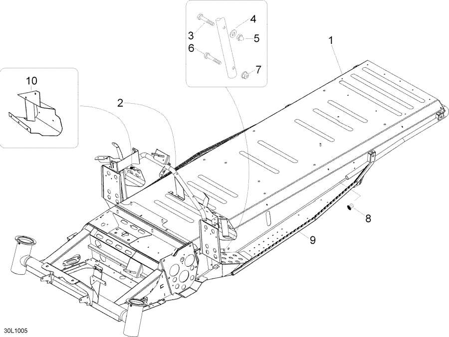 Snowmobiles Lynx  - Frame / 