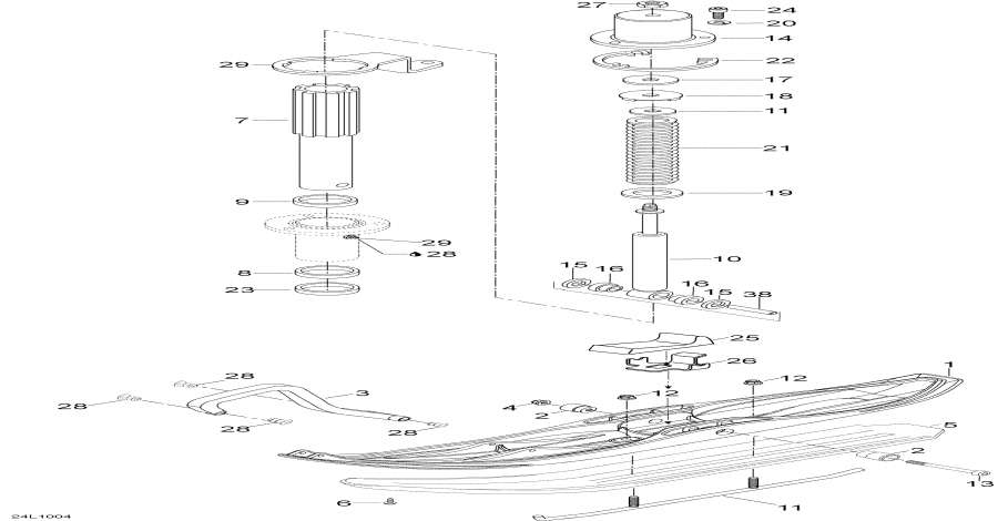    -     - Front Suspension And Ski