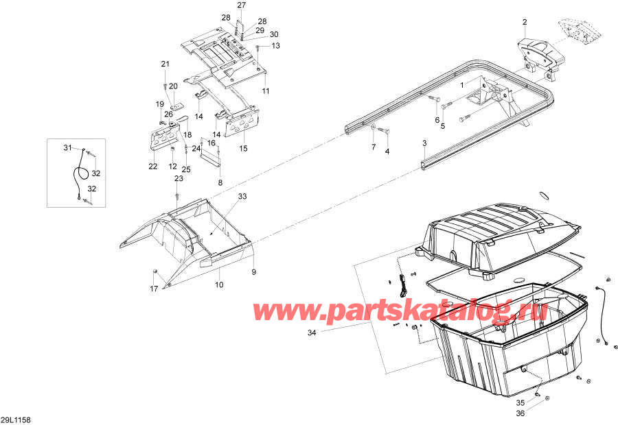 Snowmobiles Lynx  - Rack - Rack