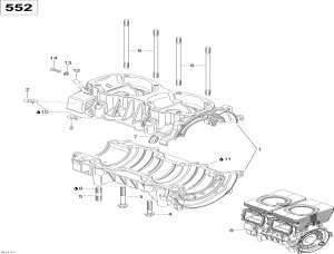 01-   552 (01- Crankcase 552)