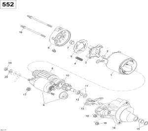 04-  552 (04- Electric Starter 552)