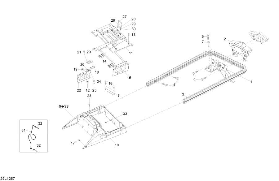 Snowmobile lynx  - Rack - Rack