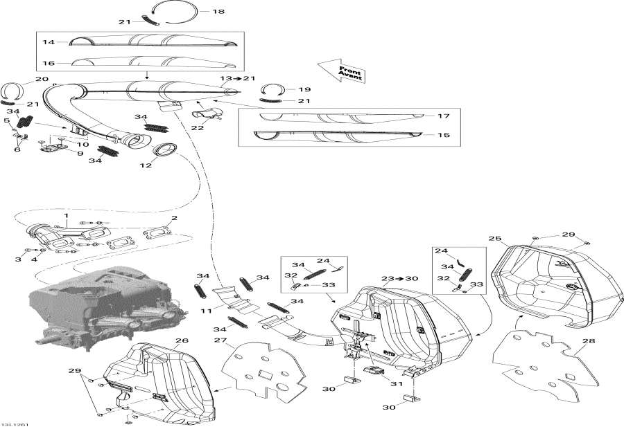  Lynx  - Exhaust System -  