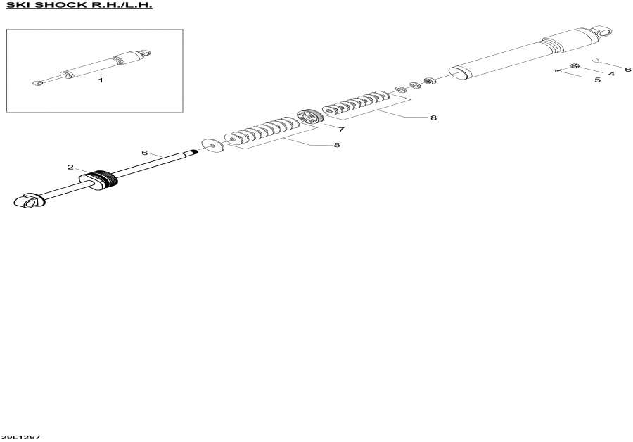 Snowmobiles lynx  - Ski Shocks - Ski Shocks