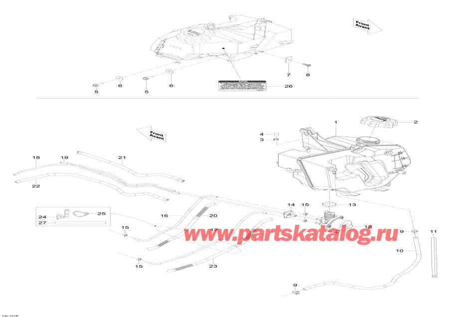 Snow mobile   - Oil System / Oil System