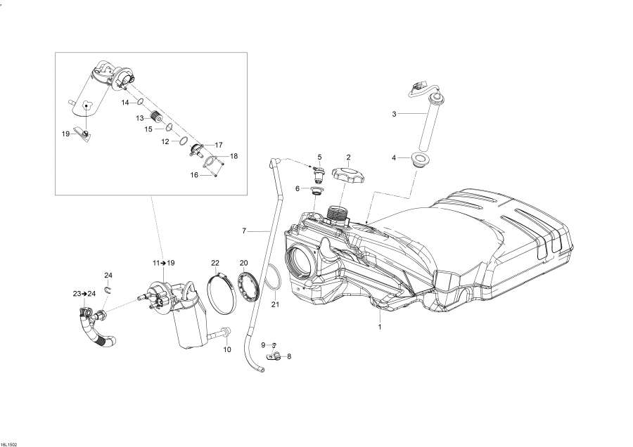 Snowmobile Lynx  -   / Fuel System