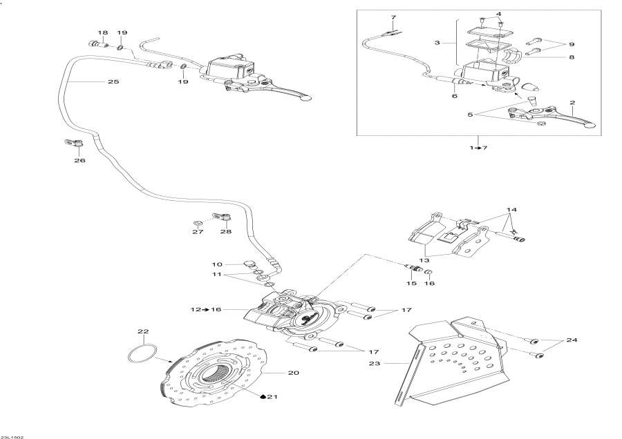 Snow mobile lynx  -   - Hydraulic Brakes