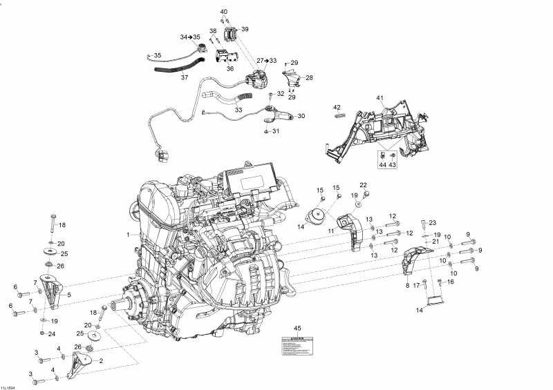 Snowmobiles lynx  -    Sport - Engine And Engine Support